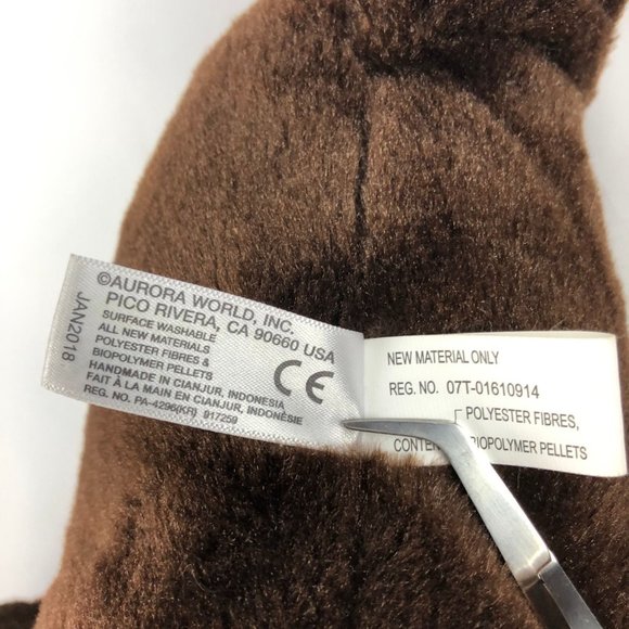 Aurora World Destination Nation Brown Seal Stuffed Animal 15" Plush - Picture 5 of 5